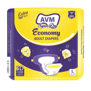 AVM Super Dry Adult Diaper - Economy 10's Pack