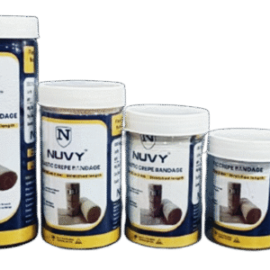 NUVY Soft Cotton Crepe Bandage For Pain Relief | Skin-Friendly