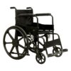 Tynor Wheelchair Standard, Black, Universal, 1 unit