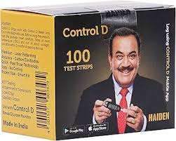 CONTROL D-BLOOD GLUCOSE TEST STRIPS-100