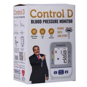 CONTROL D-BLOOD PRESSURE MONITOR-SILVER