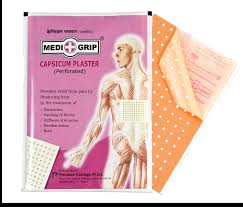 MEDIGRIP - CAPSICUM PLASTER ( PERFORATED) - pack of 10's